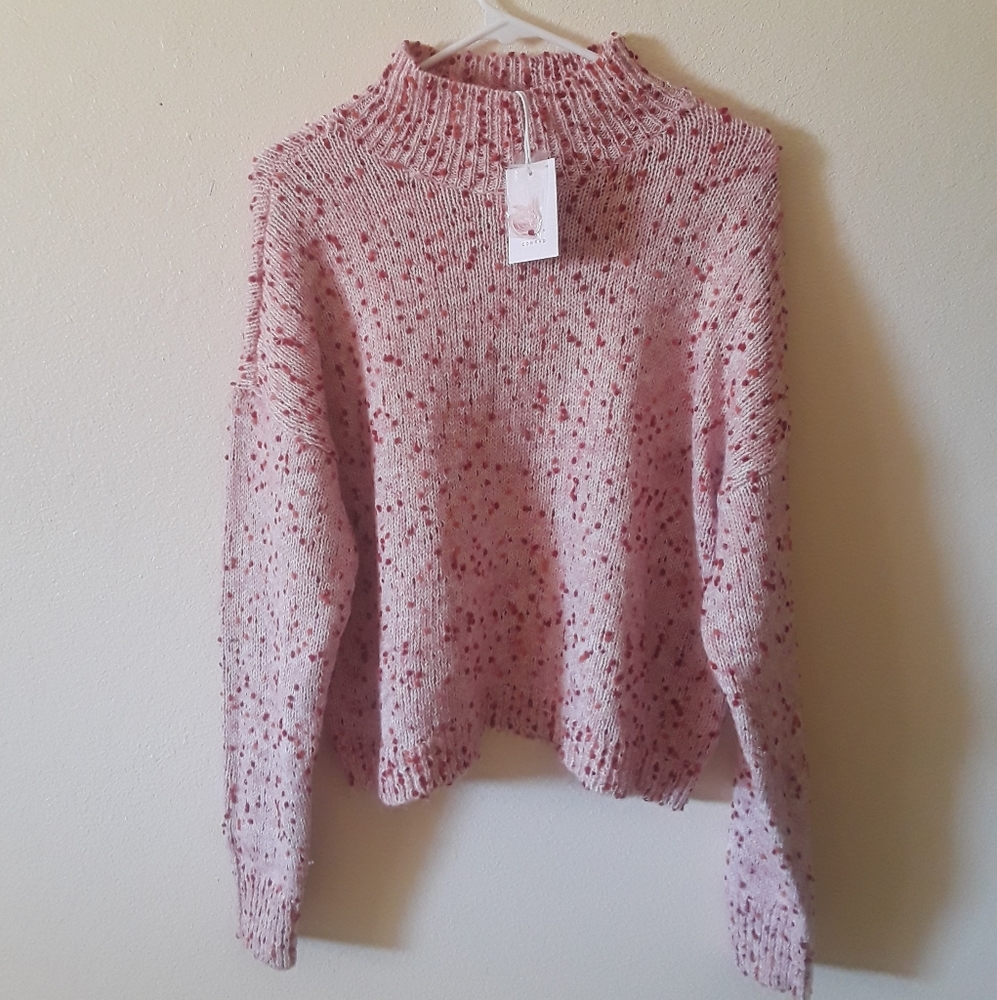 Pink Oversized Sweater